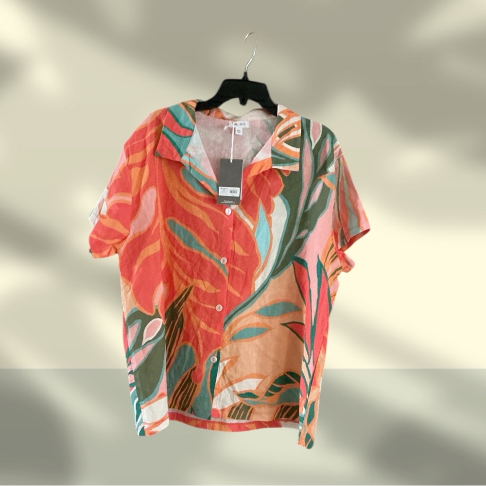 Vitamin A Tropical Print Shirt